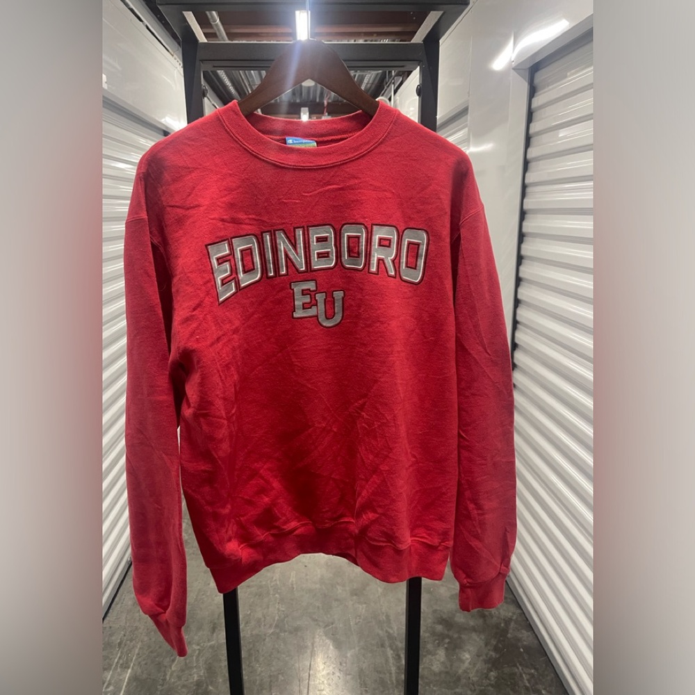 Edinboro University Fightin Scots Crewneck Champion…Large..24x27